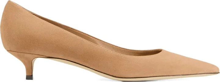 35mm Amelia pointed-toe kitten-heel pumps
