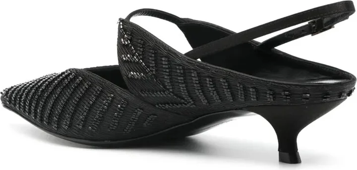 35mm Bead-Embellished Pumps - Image 3