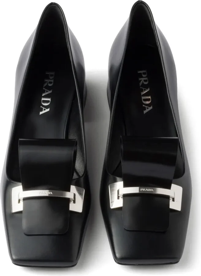 35mm Brushed-Leather Pumps - Image 4