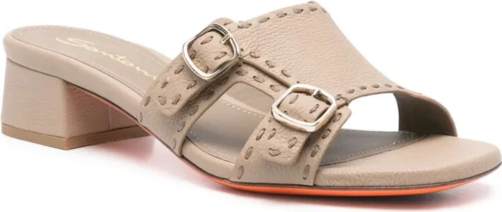 35mm Buckle-Detailed Sandals - Image 2