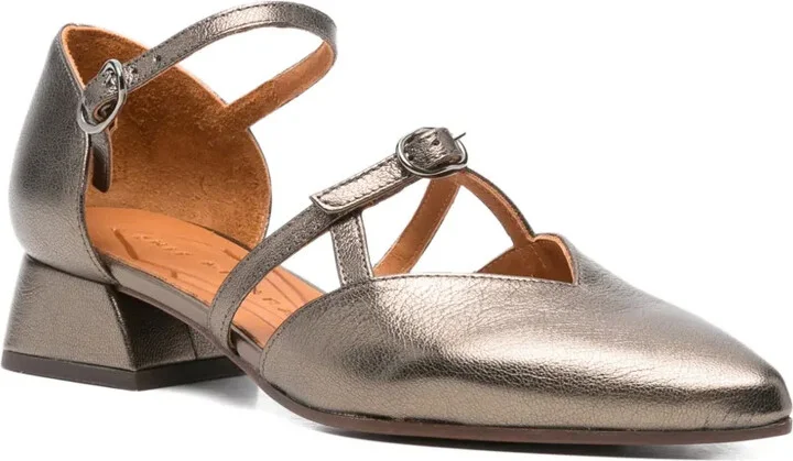 35mm Buckle-Strap Pointed-Toe Pumps - Image 2