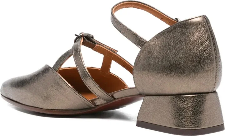 35mm Buckle-Strap Pointed-Toe Pumps - Image 3