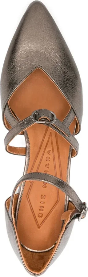 35mm Buckle-Strap Pointed-Toe Pumps - Image 4