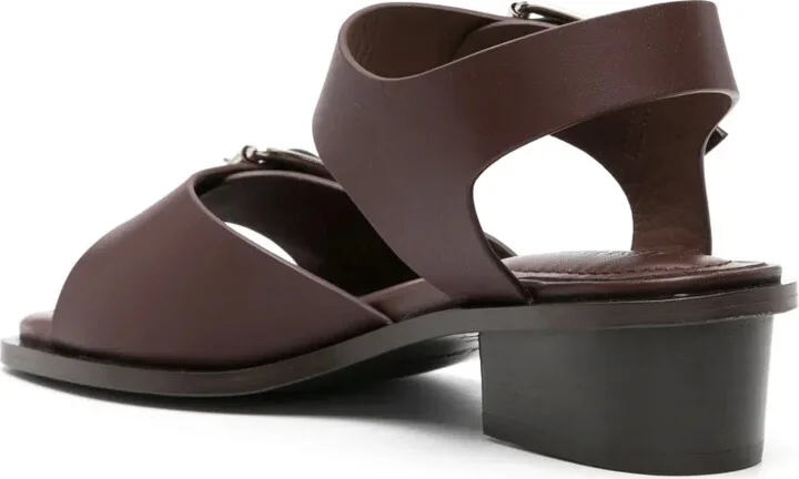 35mm Buckled Leather Sandals - Image 3