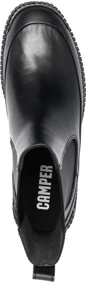 35mm Chunky Leather Boots - Image 4