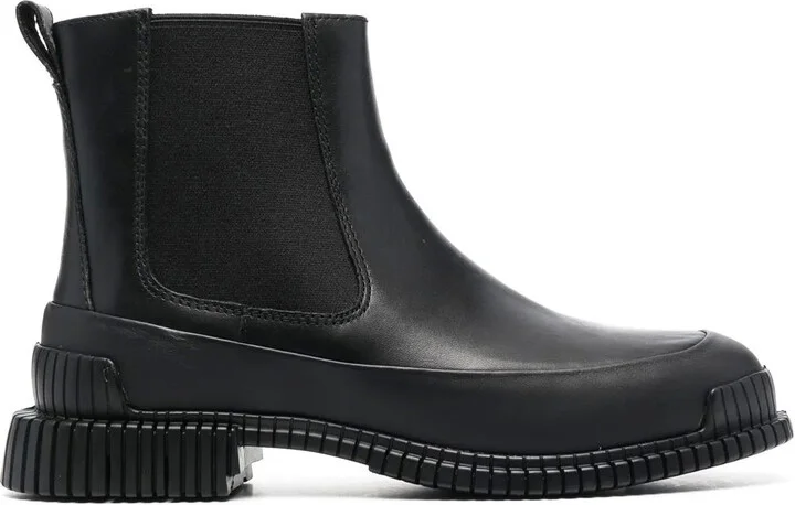 35mm Chunky Leather Boots