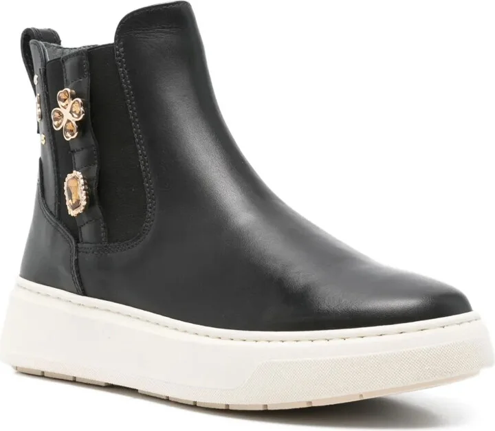 35mm Embellished Elastic-Sided Boots - Image 2