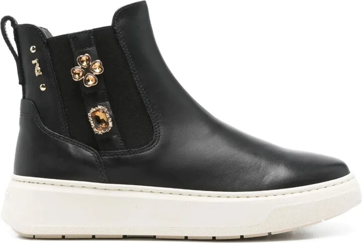 35mm Embellished Elastic-Sided Boots