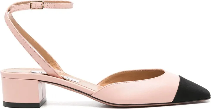 35mm French Flirt leather pumps