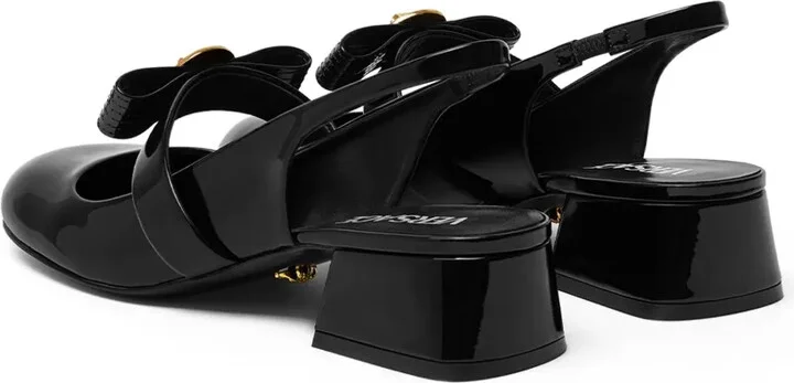 35mm Gianni Ribbon slingback pumps - Image 3