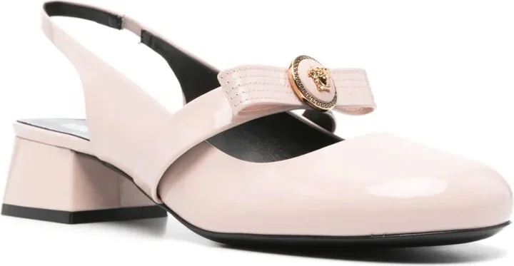 35mm Gianni Ribbon slingback pumps - Image 2