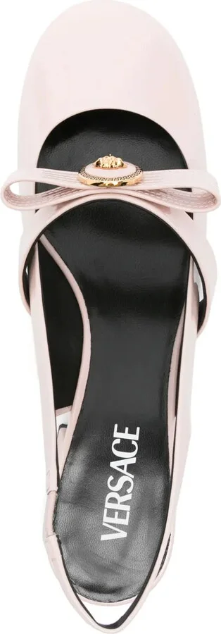 35mm Gianni Ribbon slingback pumps - Image 4