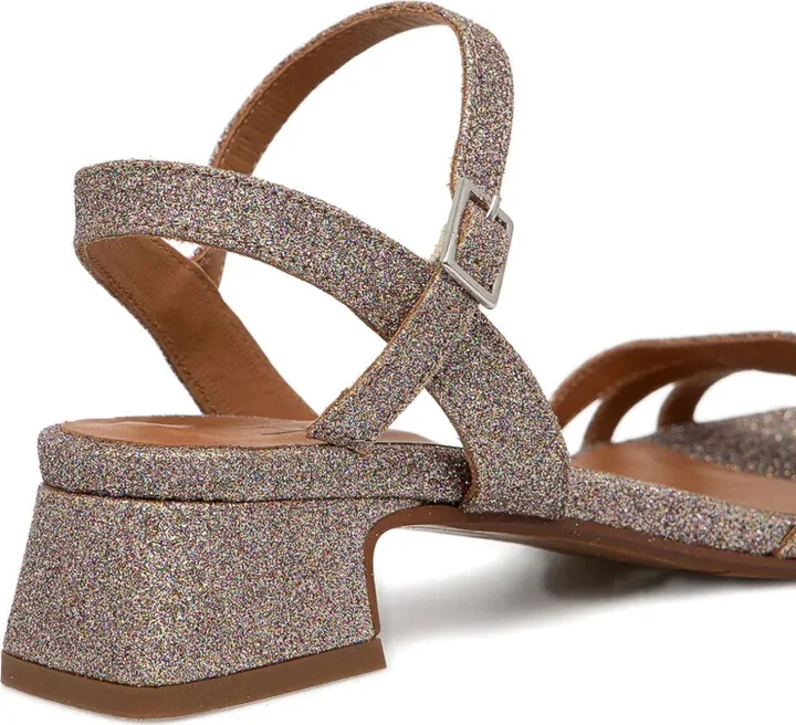 35mm Glitter Block-Heel Sandals - Image 4