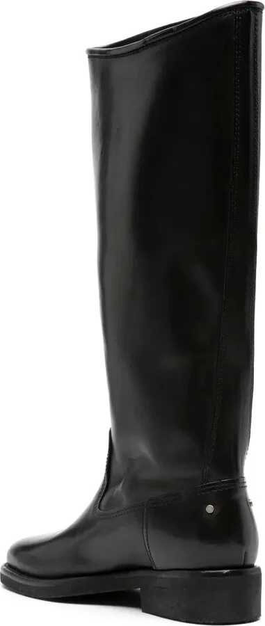 35mm Leather Knee-High Boots - Image 3