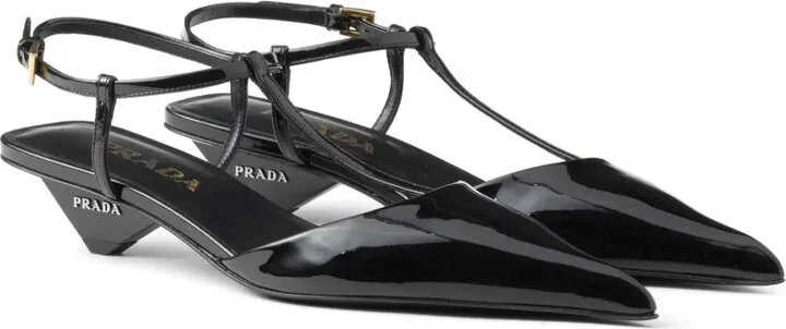 35mm Leather Slingback Pumps - Image 2