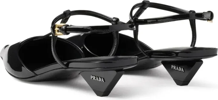 35mm Leather Slingback Pumps - Image 3