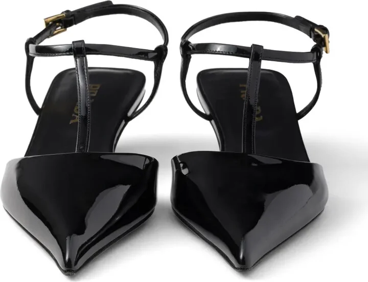 35mm Leather Slingback Pumps - Image 5