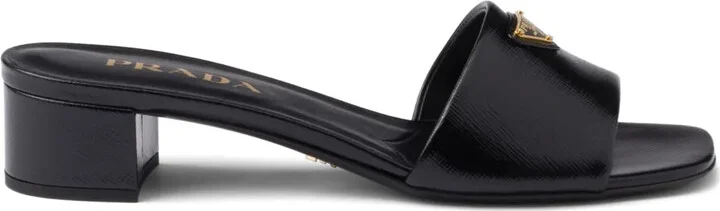35mm Logo-Appliqué Sandals