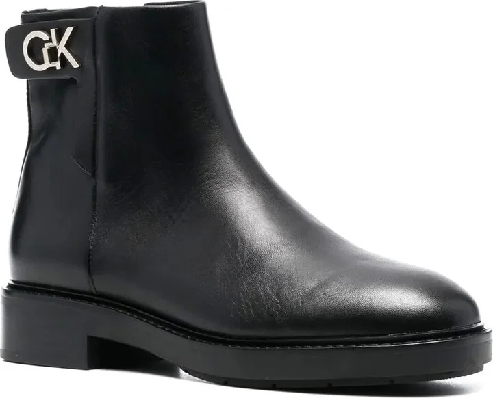 35mm Logo-Plaque Ankle Boots - Image 2