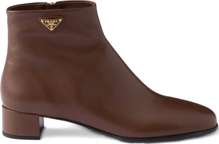 35mm Logo Zip Boots