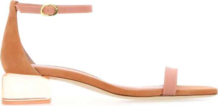 35mm Lucite NudistCurve sandals