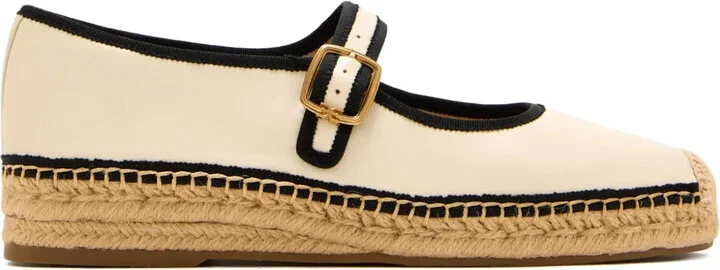 35mm Mackie buckle-strap platform espadrilles