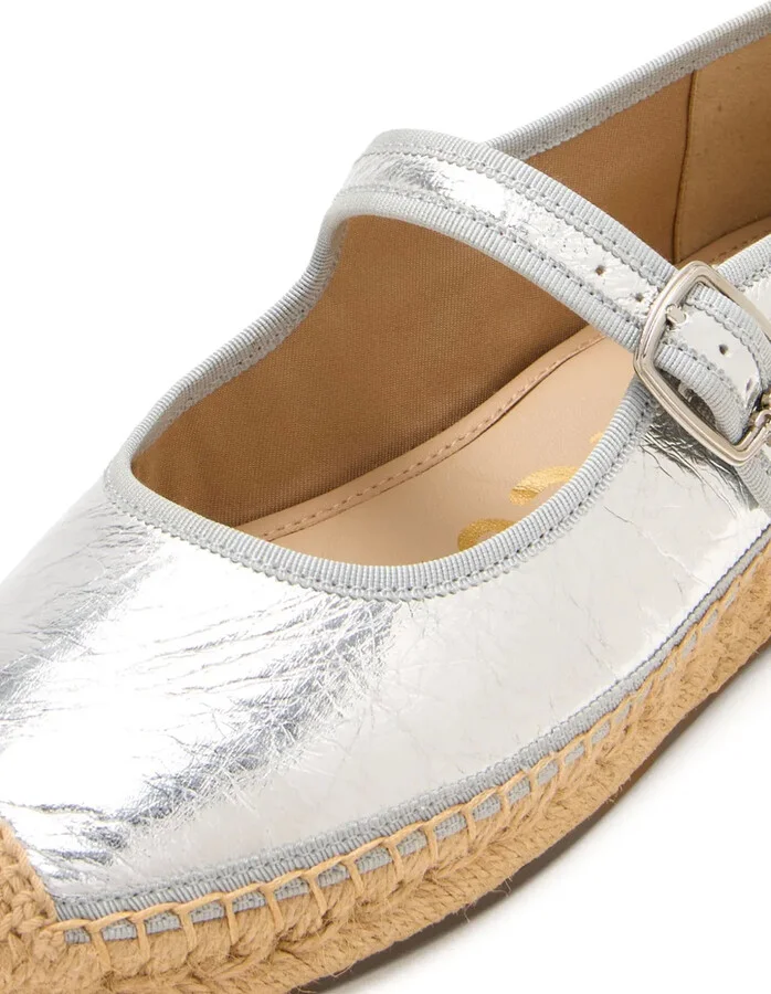 35mm Mackie metallic platform espadrilles - Image 3