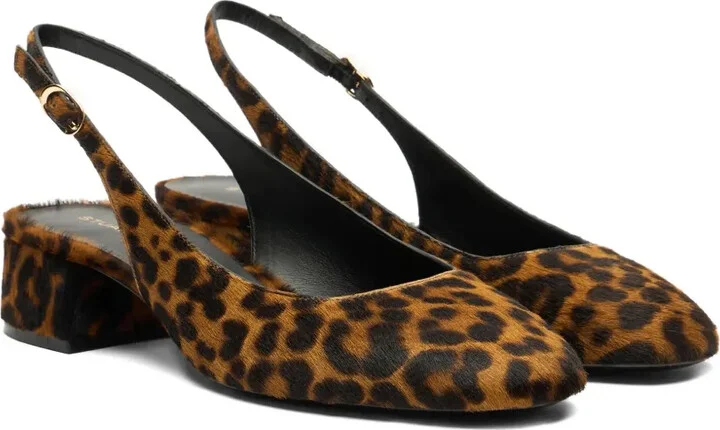 35mm Maeve slingback leopard pumps - Image 2
