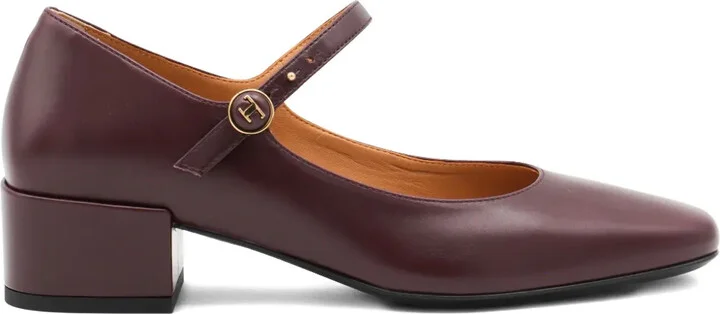 35mm Mary Jane block-heel pumps