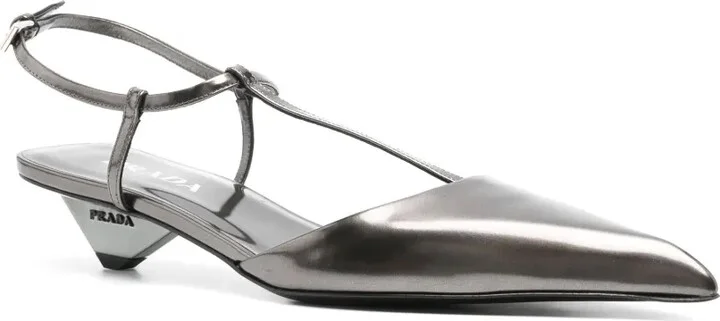 35mm Metallic-Finish Pumps - Image 2