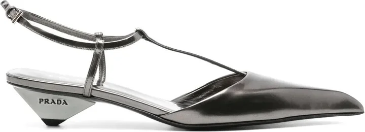 35mm Metallic-Finish Pumps