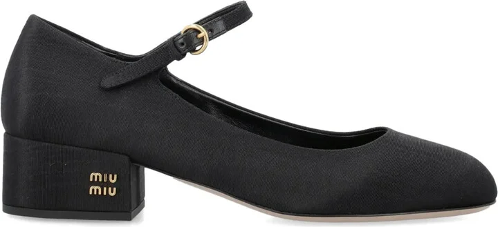 35mm moiré Mary Janes shoes