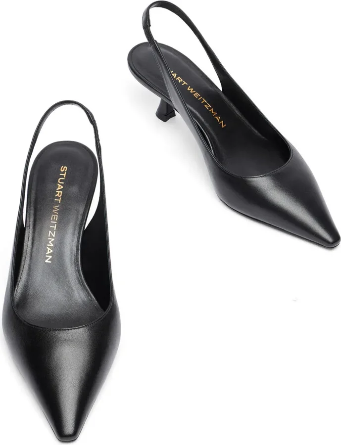 35mm Naomi leather pumps - Image 4