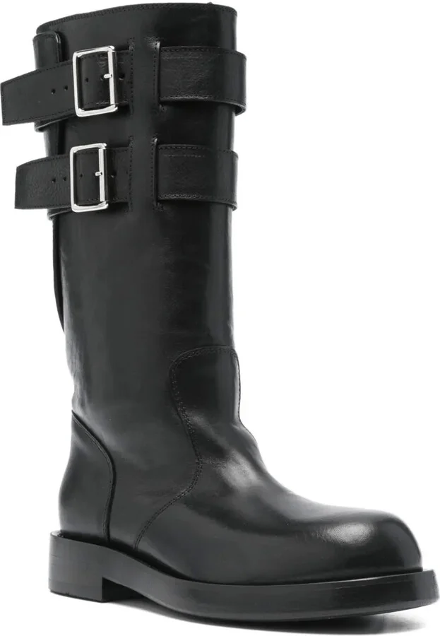 35mm Osmo double-buckle leather boots - Image 2