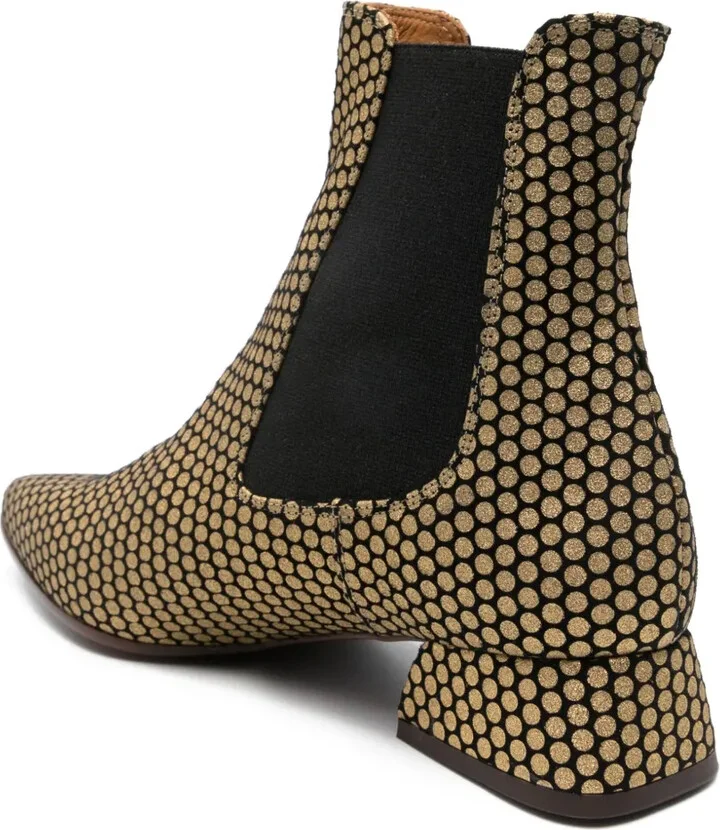 35mm Pointed-Toe Polka-Dot Boots - Image 3