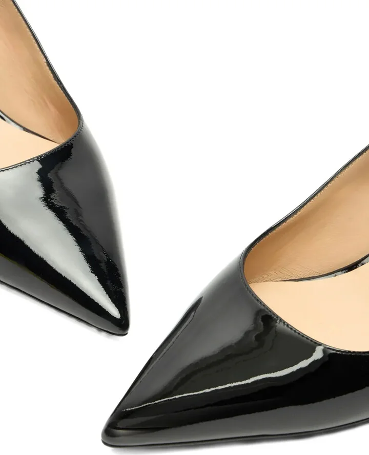 35mm Sculpt patent-leather slingback pumps - Image 4
