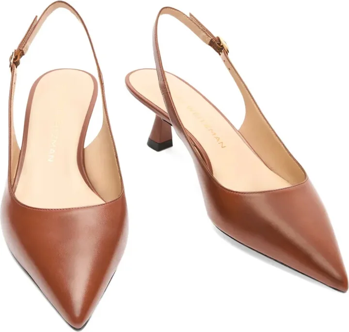 35mm Sculpt slingback pointed-toe pumps - Image 3