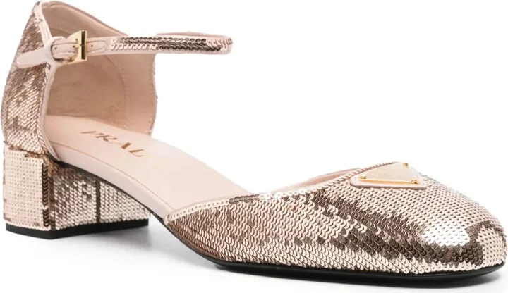 35mm Sequined Pumps - Image 2