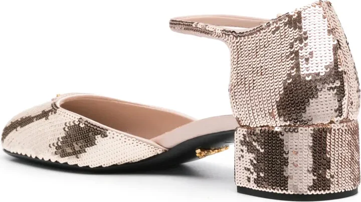 35mm Sequined Pumps - Image 3