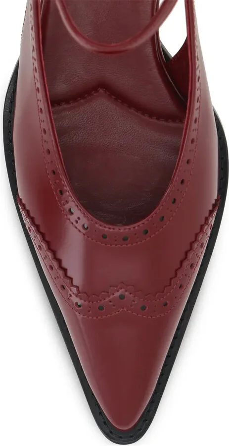 35mm Slingback Brogue Pumps - Image 4