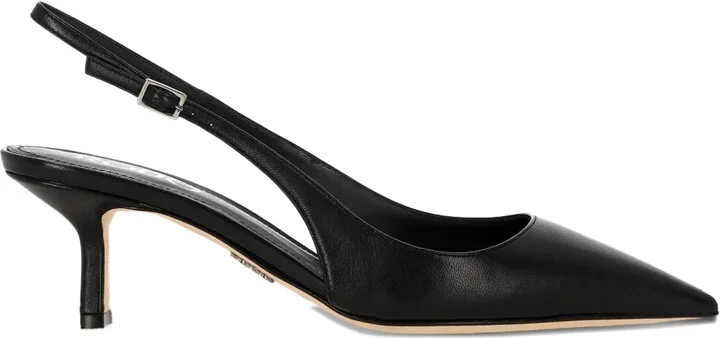 35mm Slingback Leather Pumps
