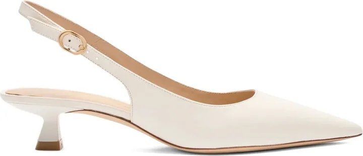 35mm Stuart Sculpt slingback pointed-toe pumps