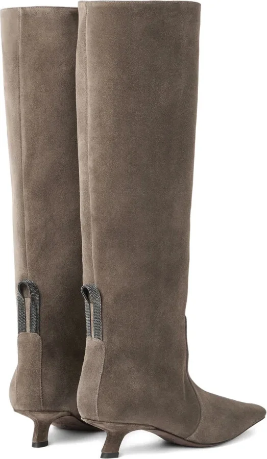 35mm Suede Boots - Image 3