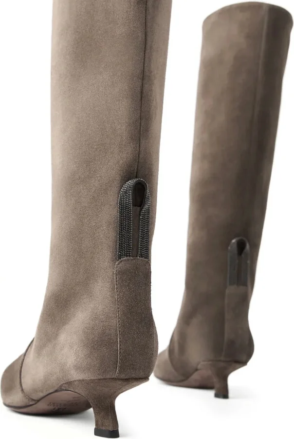 35mm Suede Boots - Image 4