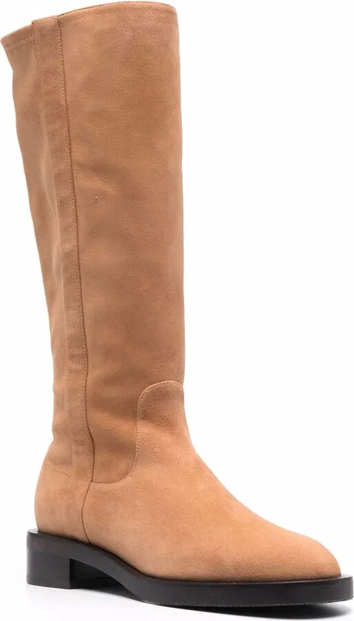 35mm Suede Knee-Length Boots - Image 2
