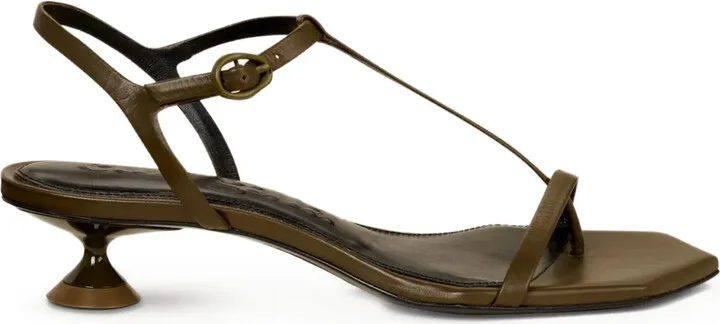 35mm Trevi sculpted-heel sandals