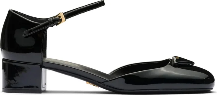 35mm Triangle-Logo Patent Pumps