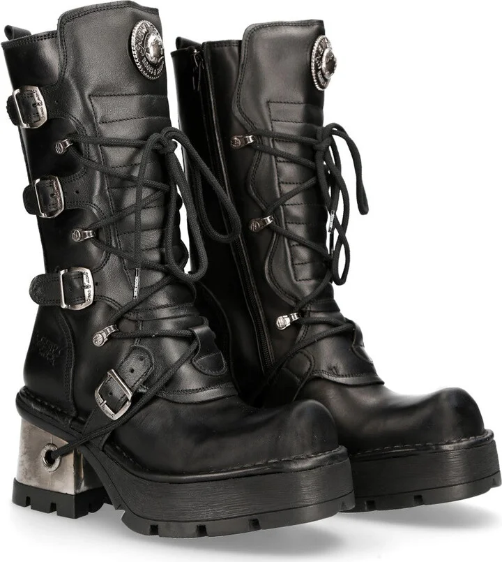 373-S33 Ladies Gothic Mid Calf Boots