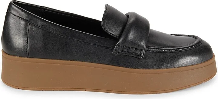 38MM Leather Platform Loafers