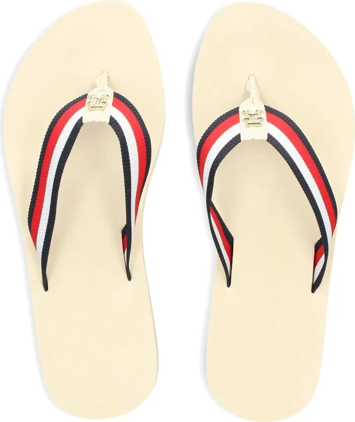 38mm Striped Platform Flip-Flops - Image 4